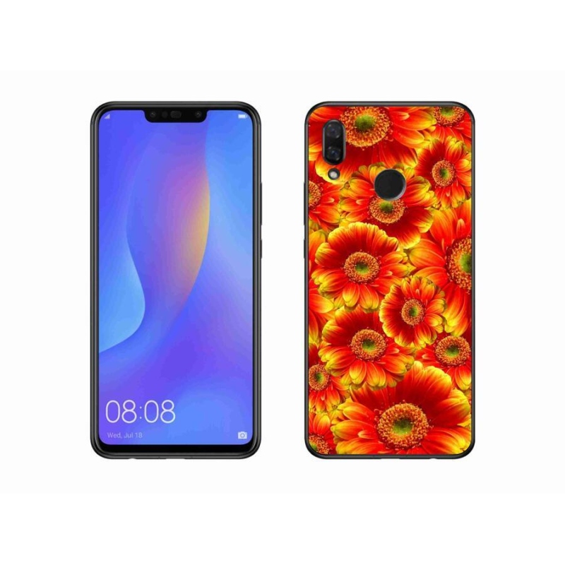 Gél borító mmCase mobil Huawei Nova 3 - gerbera 1
