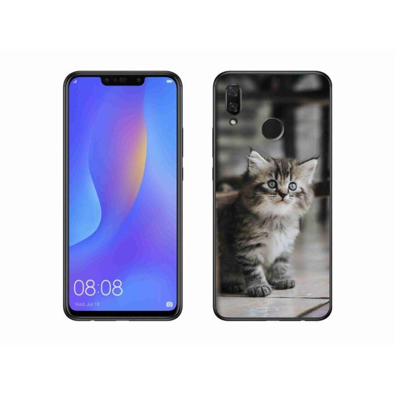 Gél borítás mmCase mobil Huawei Nova 3 - cica