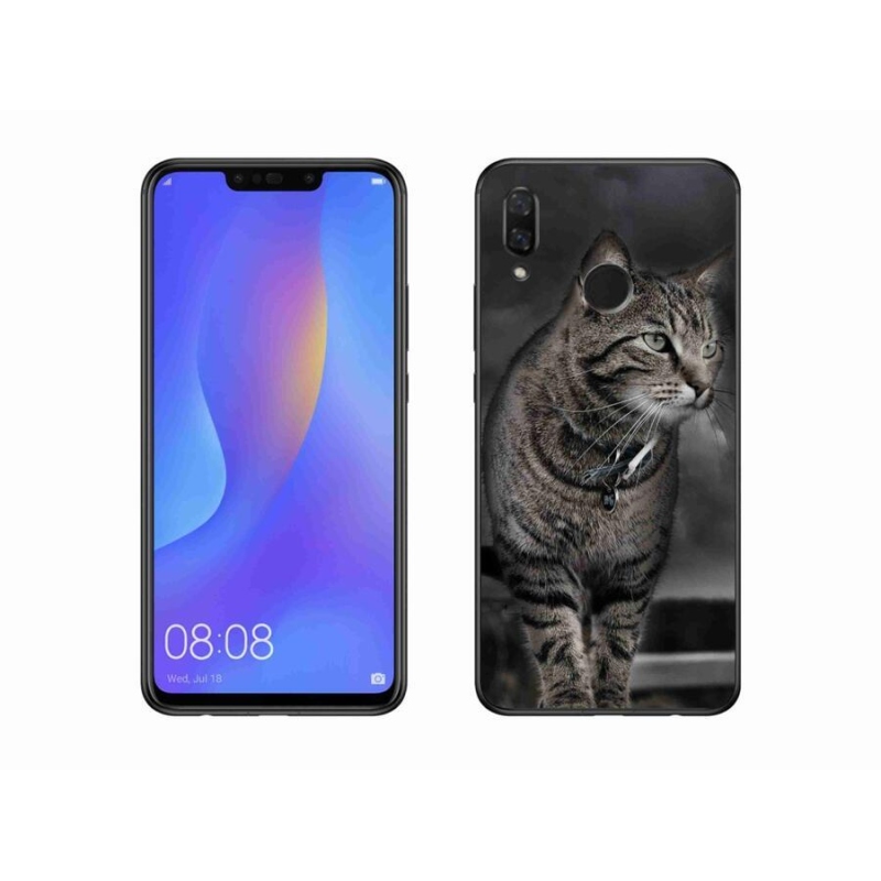 Gél borítás mmCase mobil Huawei Nova 3 - macska