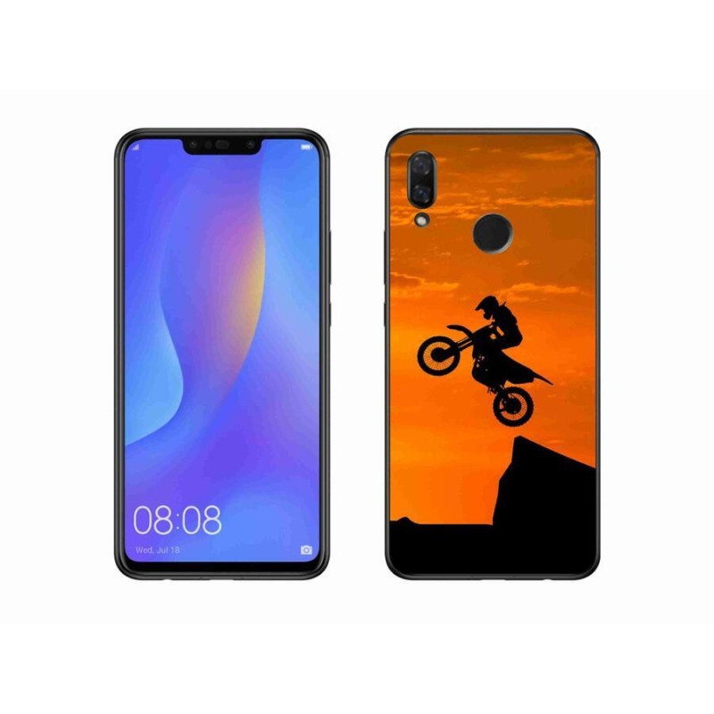 Gél borítás mmCase mobil Huawei Nova 3 - motocross