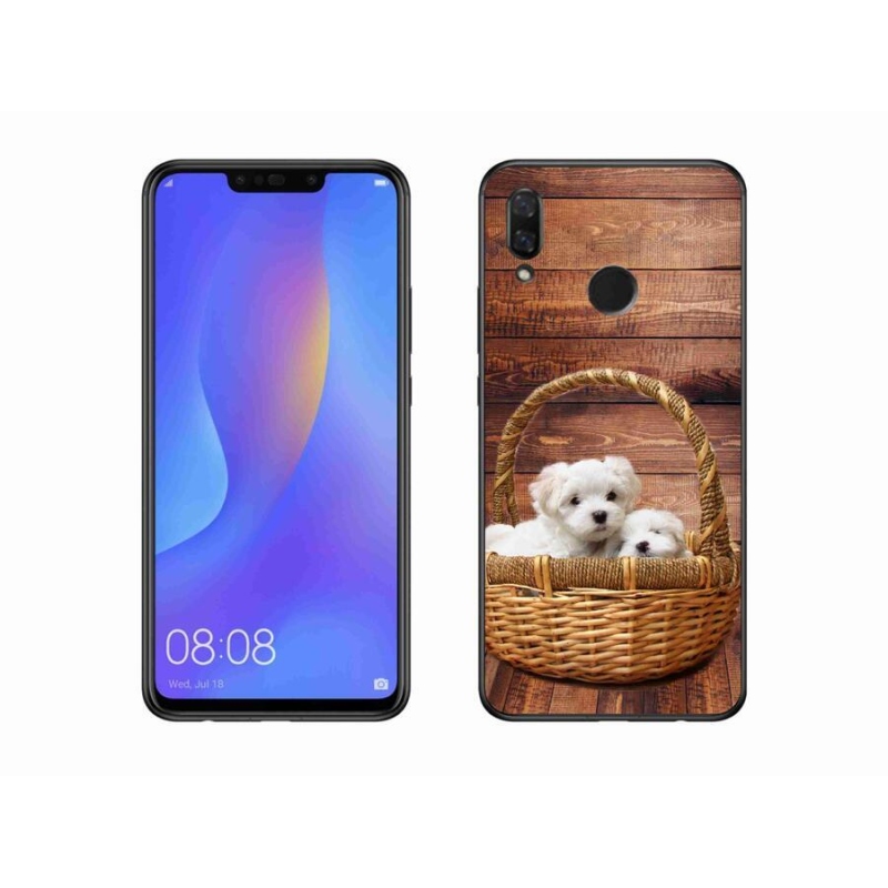 Gél borító mmCase mobil Huawei Nova 3 - kölyökkutyákhoz