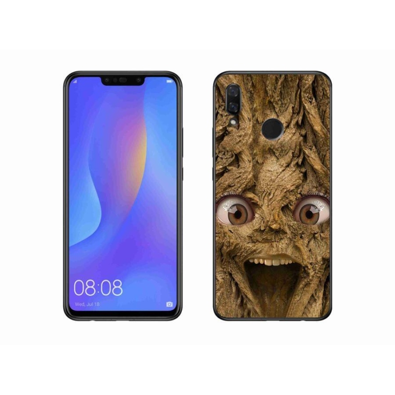 Gél borító mmCase mobil Huawei Nova 3 - vidám fa szemekkel