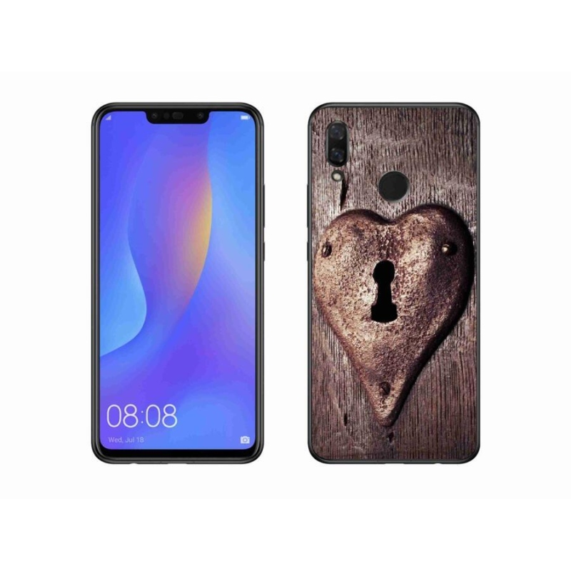 Gél borítás mmCase a Huawei Nova 3 számára - szív alakú zár