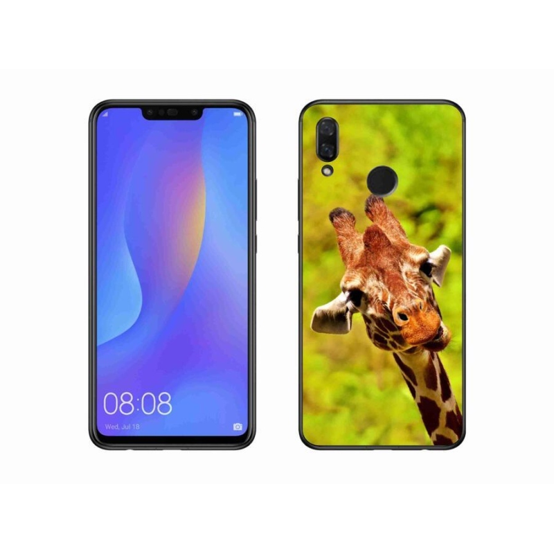 Gél borítás mmCase mobil Huawei Nova 3 - zsiráf