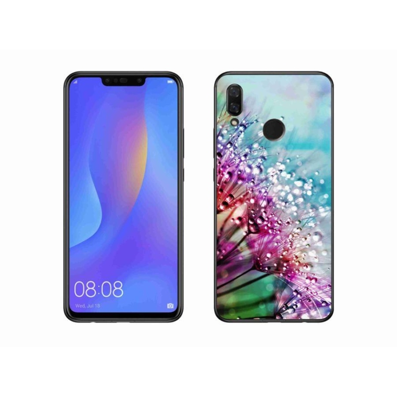 Gél borító mmCase mobil Huawei Nova 3i - színes virágok