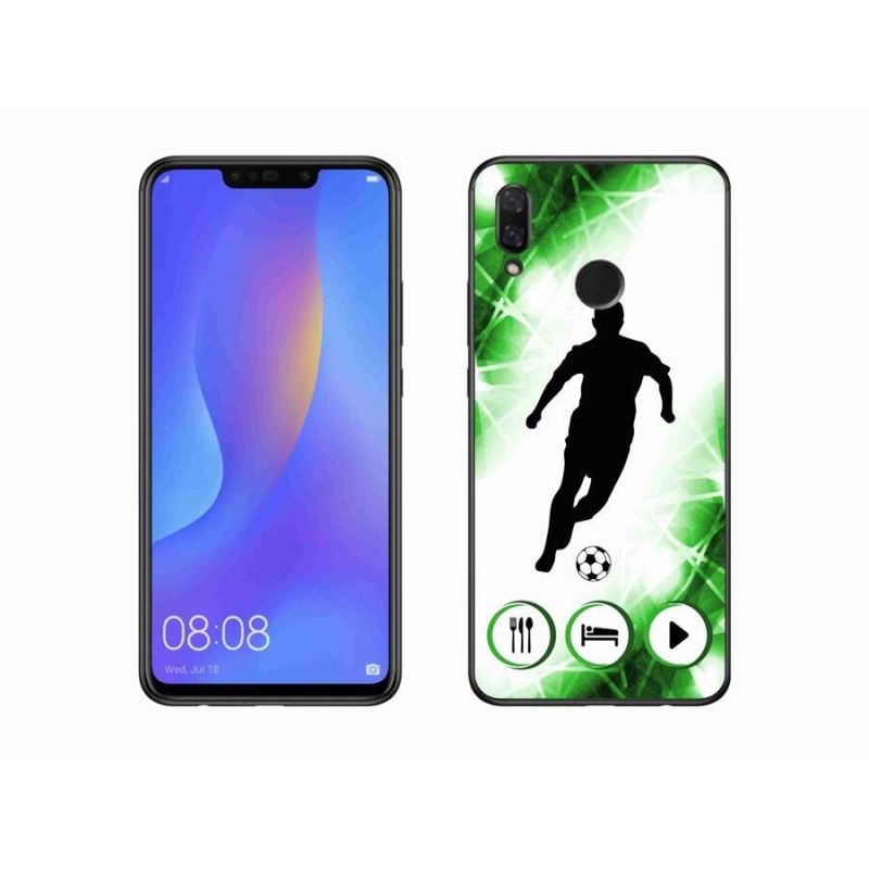 Gél borítás mmCase a Huawei Nova 3i számára - focista