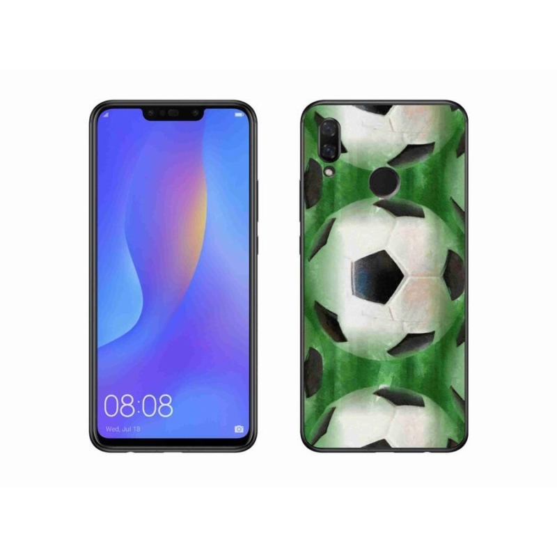 Gél borítás mmCase mobil Huawei Nova 3i - focilabda