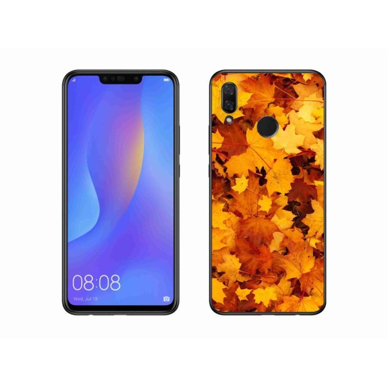 Gél borítás mmCase a Huawei Nova 3i készülékhez - juharlevelek