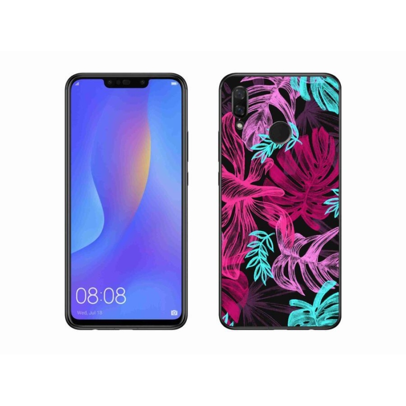 Gél borító mmCase a mobil Huawei Nova 3i - virágok 1