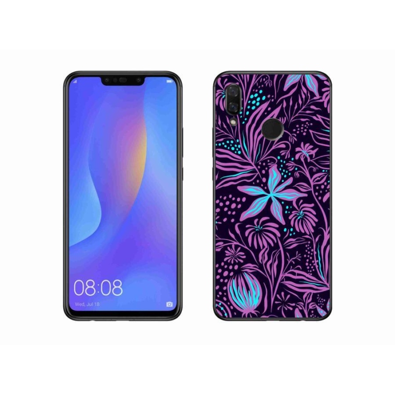 Gél borító mmCase a mobil Huawei Nova 3i - virágok 2