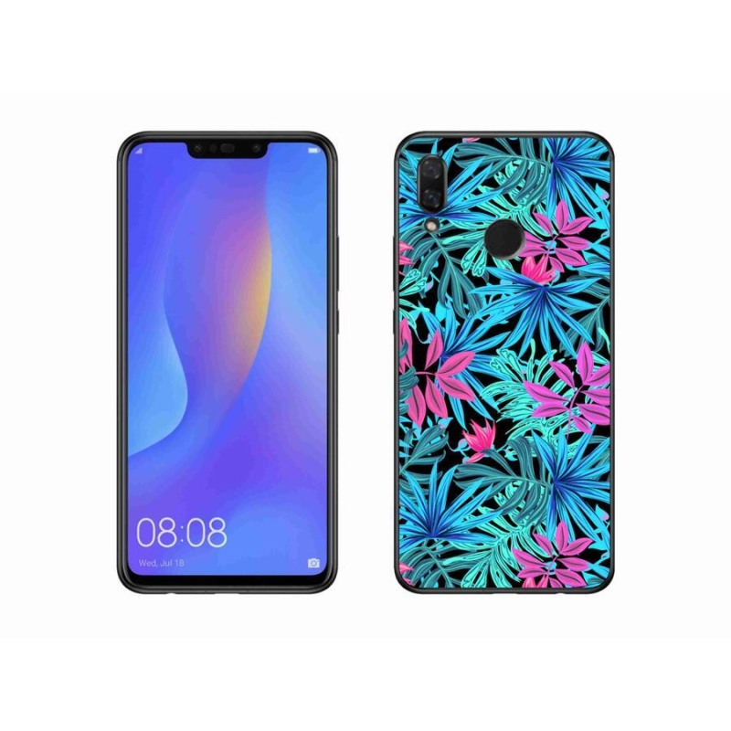 Gél borító mmCase a mobil Huawei Nova 3i - virágok 3