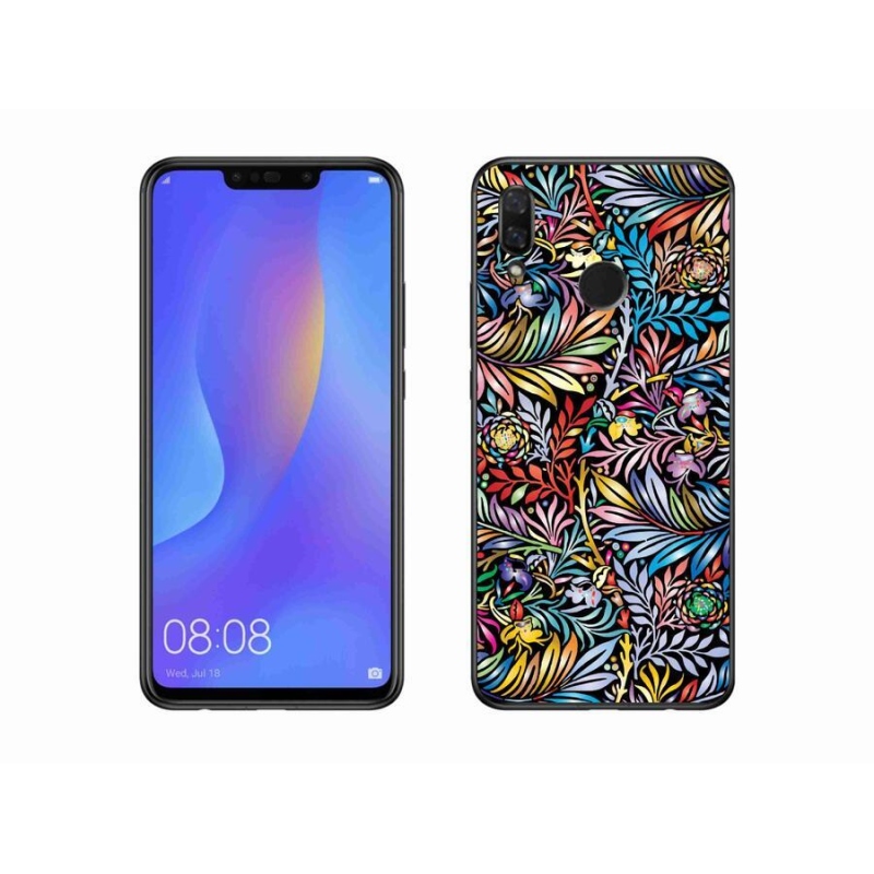 Gél borító mmCase a mobil Huawei Nova 3i - virágok 5