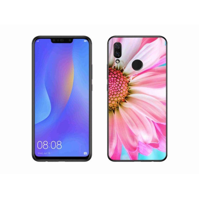 Gél borítás mmCase a Huawei Nova 3i készülékhez - rózsaszín virág