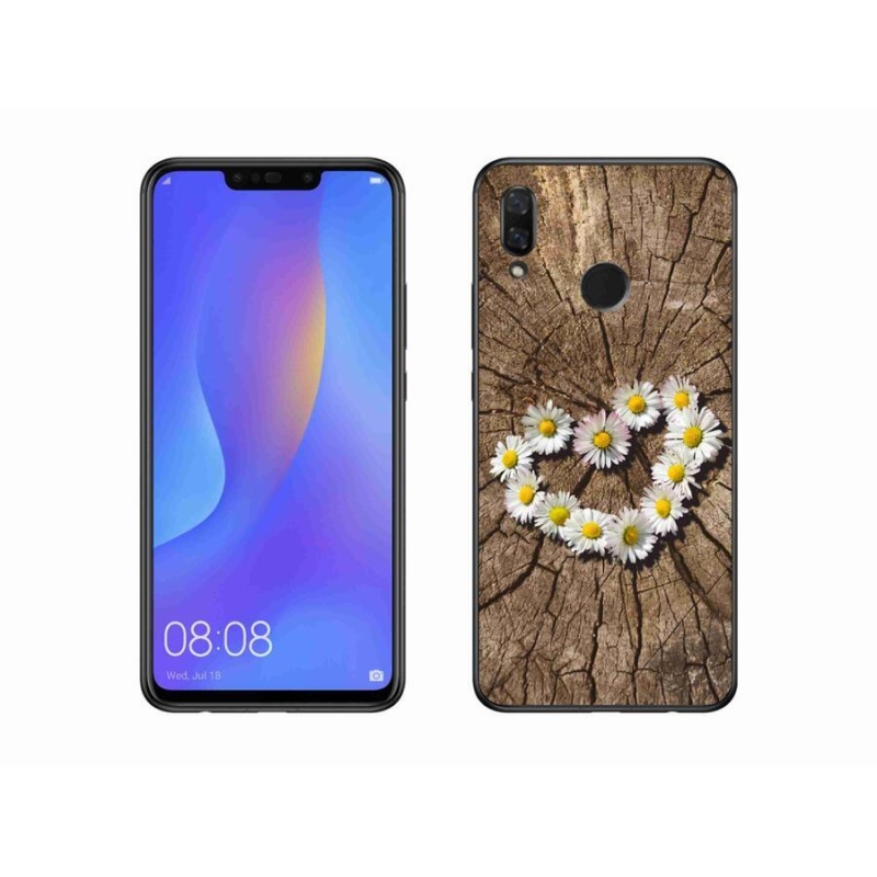 Gél borító mmCase a mobil Huawei Nova 3i - szív a százszorszépek szívéhez