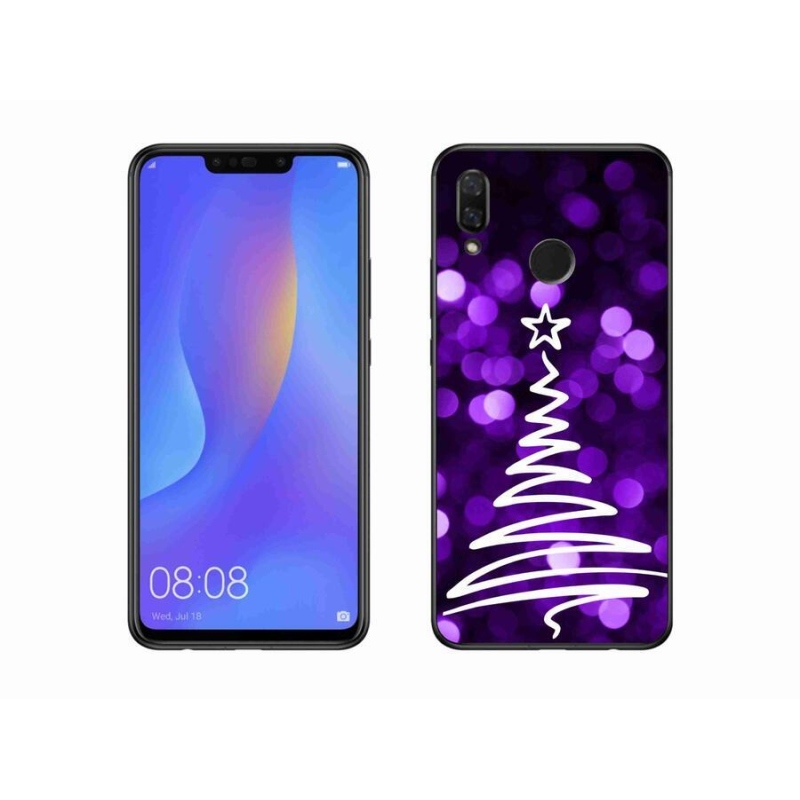 Gél borítás mmCase a Huawei Nova 3i számára - fa