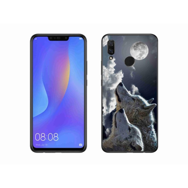 Gél borítás mmCase a Huawei Nova 3i készülékhez - farkasok