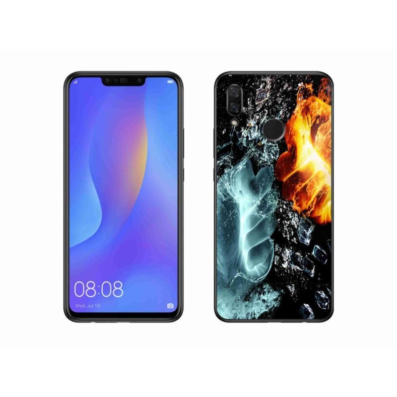 Gél borítás mmCase a Huawei Nova 3i számára - víz és tűz