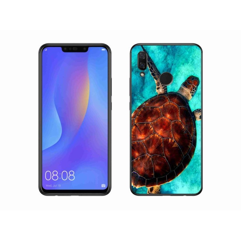 Gél borítás mmCase mobil Huawei Nova 3i - teknősbéka