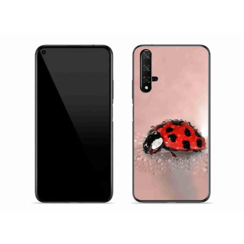 Gél borítás mmCase a Huawei Nova 5T számára - katicabogár