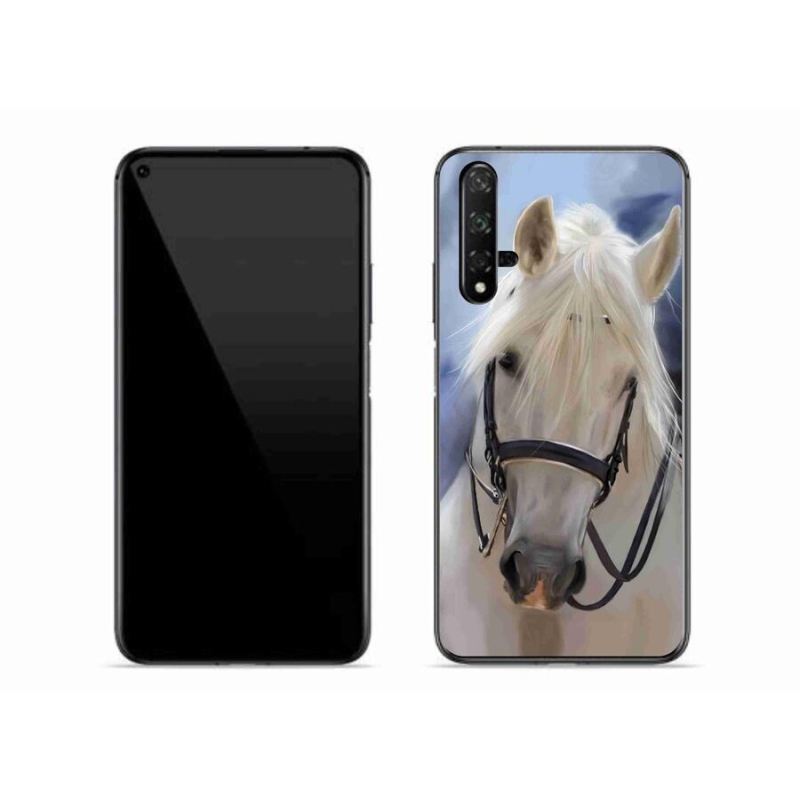 Gél borítás mmCase a Huawei Nova 5T-hez - fehér ló