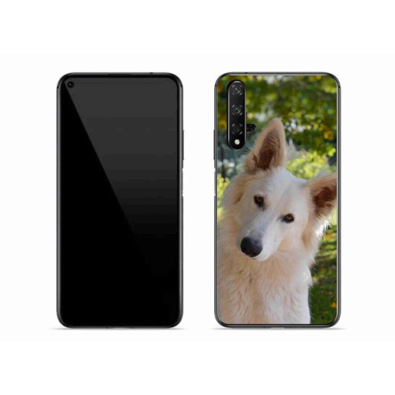 Gél borítás mmCase a Huawei Nova 5T-hez - fehér Swiss Shepherd 1