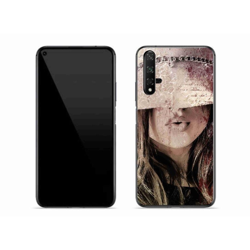 Gél borítás mmCase a Huawei Nova 5T számára - lány