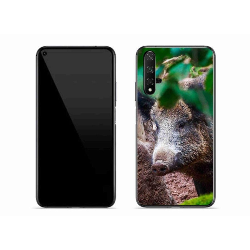 Gél borítás mmCase a Huawei Nova 5T-hez - vaddisznó