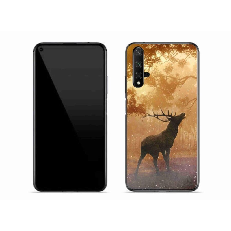 Gél borítás mmCase a Huawei Nova 5T-hez - szarvasok a vadászaton