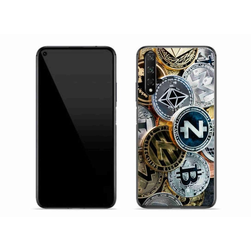 Gél borítás mmCase a Huawei Nova 5T számára - kriptovaluták