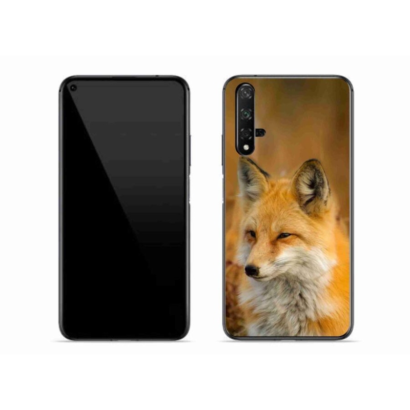 Gél borítás mmCase a Huawei Nova 5T számára - róka