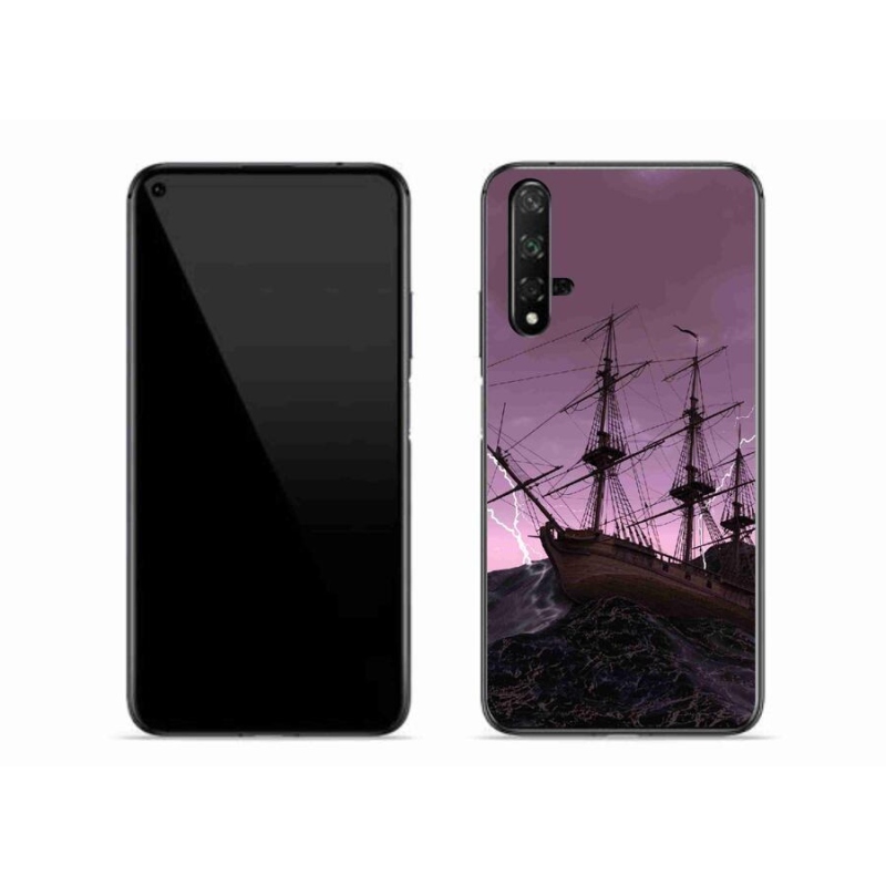 Gél borítás mmCase a Huawei Nova 5T-hez - hajó a viharban