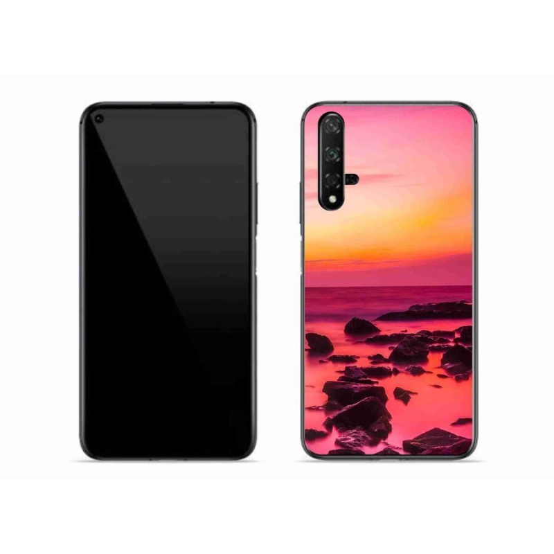 Gél borítás mmCase a Huawei Nova 5T számára - tenger és ragyogás