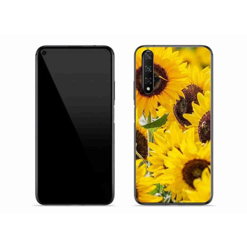Gél borítás mmCase a Huawei Nova 5T-hez - Napraforgó