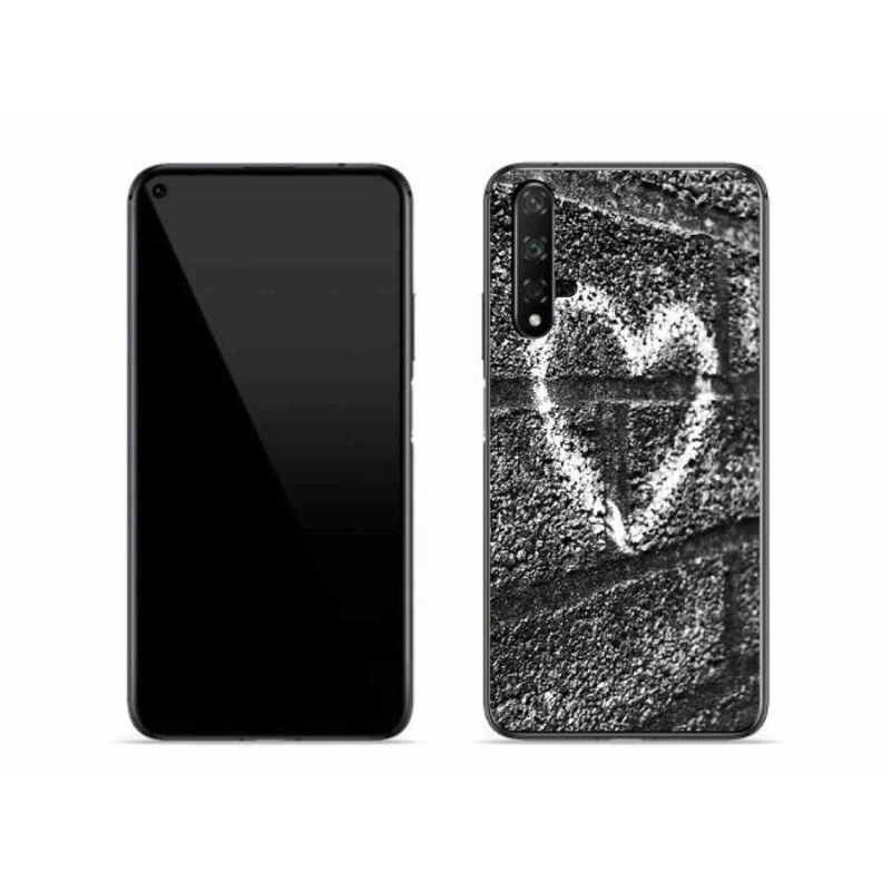 Gél borítás mmCase a Huawei Nova 5T-hez - szív a falon