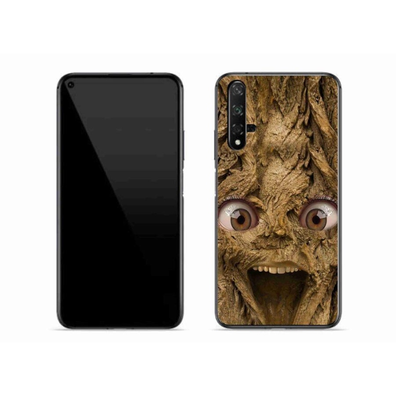 Gél borító mmCase a Huawei Nova 5T-hez - boldog fa szemekkel