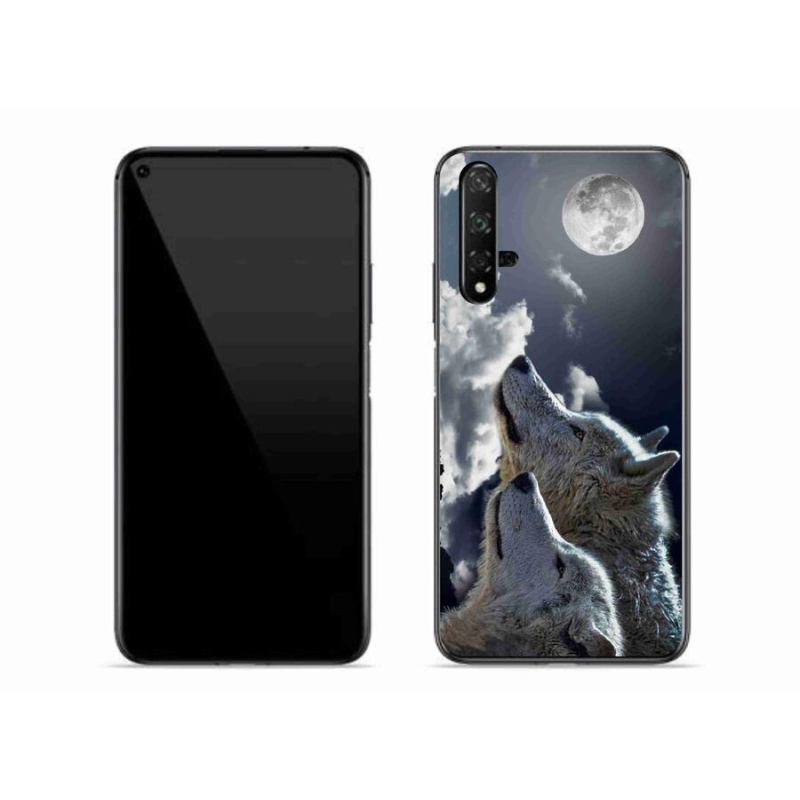 Gél borítás mmCase a Huawei Nova 5T-hez - farkasok
