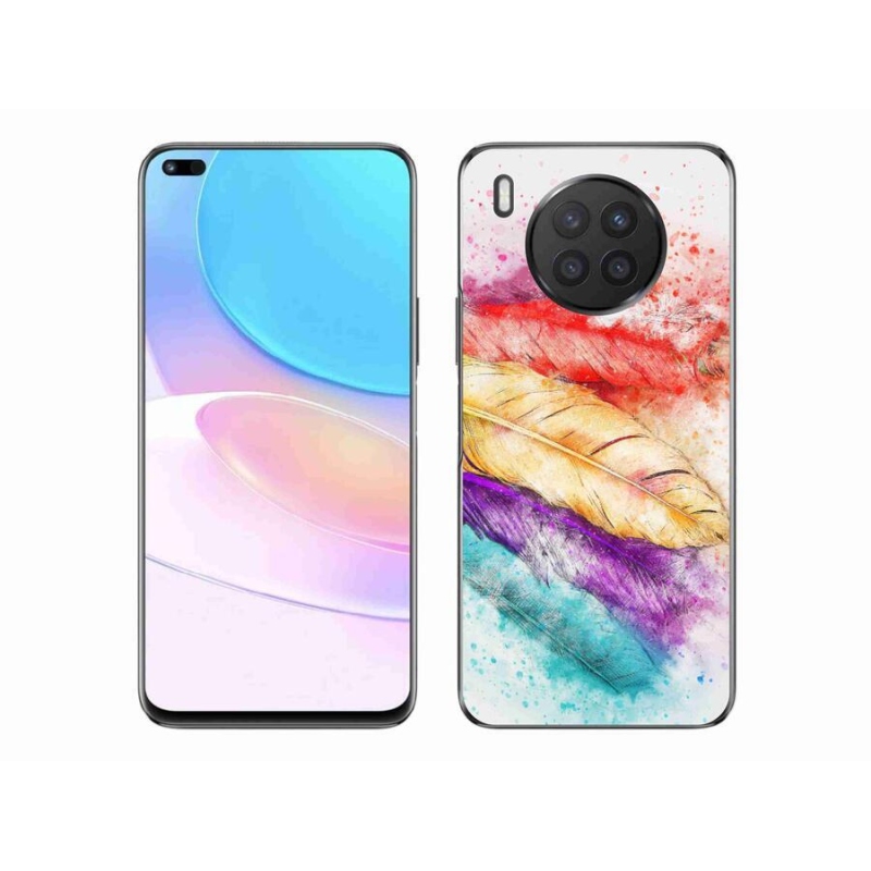 Gél borítás mmCase mobil Huawei Nova 8i - színes toll