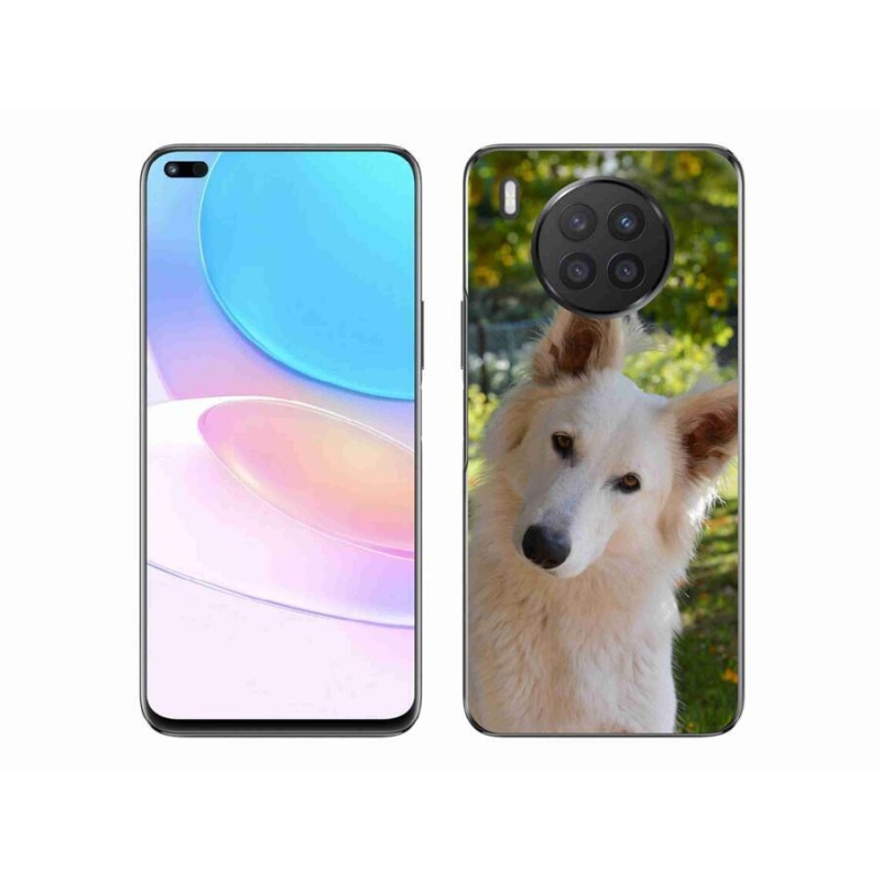 Gél borítás mmCase a Huawei Nova 8i számára - fehér Swiss Shepherd 1