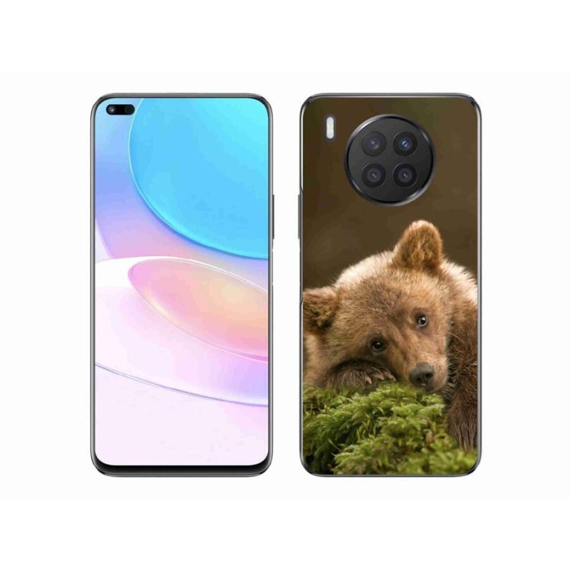 Gél borítás mmCase a Huawei Nova 8i számára - medve