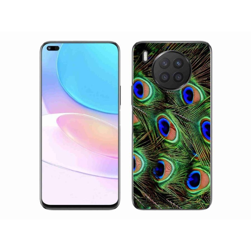 Gél borítás mmCase a Huawei Nova 8i készülékhez - pávatoll