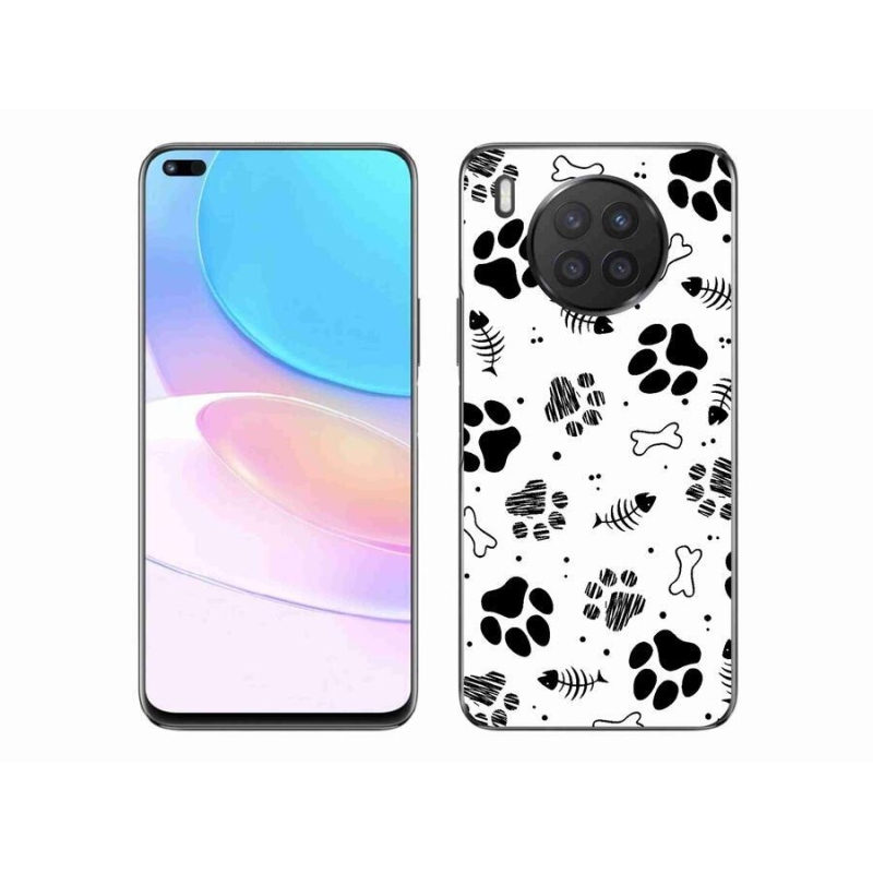 Gél borítás mmCase a Huawei Nova 8i készülékhez - kutyamancsok 1