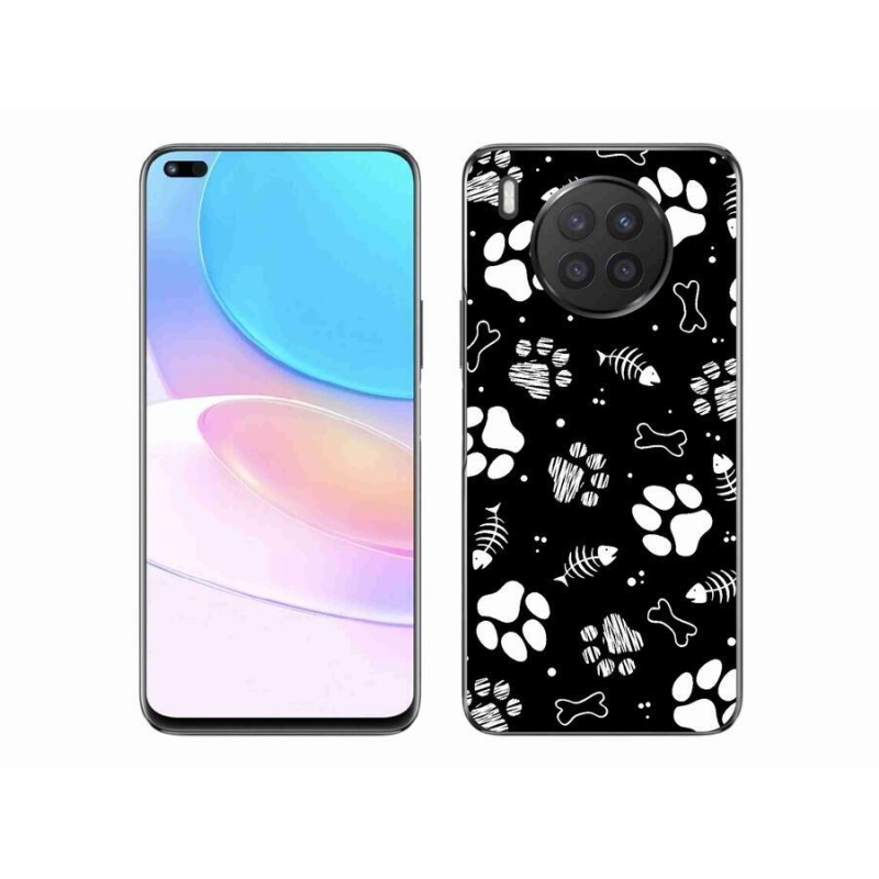 Gél borítás mmCase a Huawei Nova 8i készülékhez - kutyamancsok