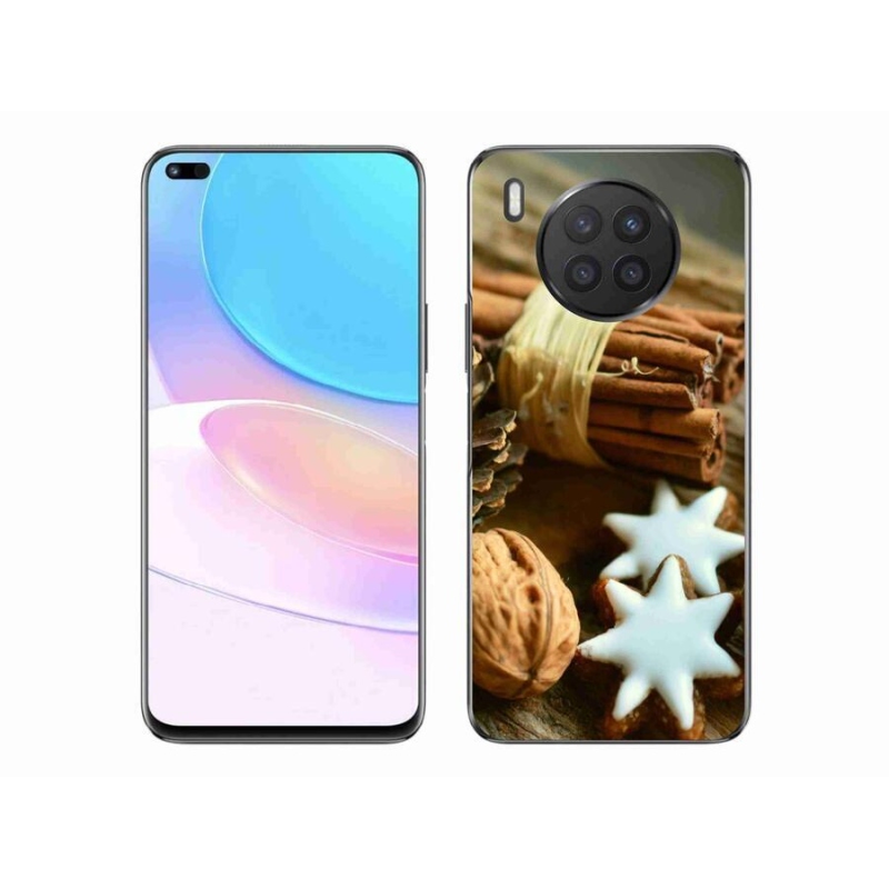 Gél borítás mmCase a Huawei Nova 8i készülékhez - fahéj és mézeskalács