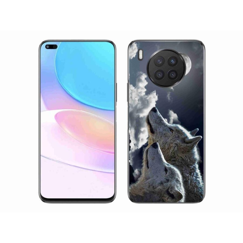 Gél borítás mmCase a Huawei Nova 8i készülékhez - farkasok