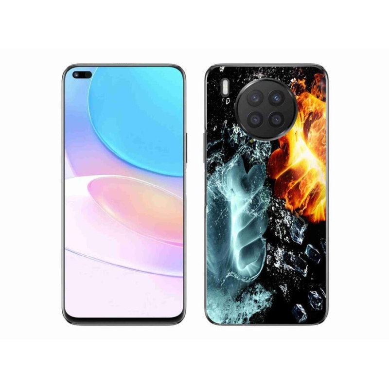 Gél borítás mmCase a Huawei Nova 8i számára - víz és tűz