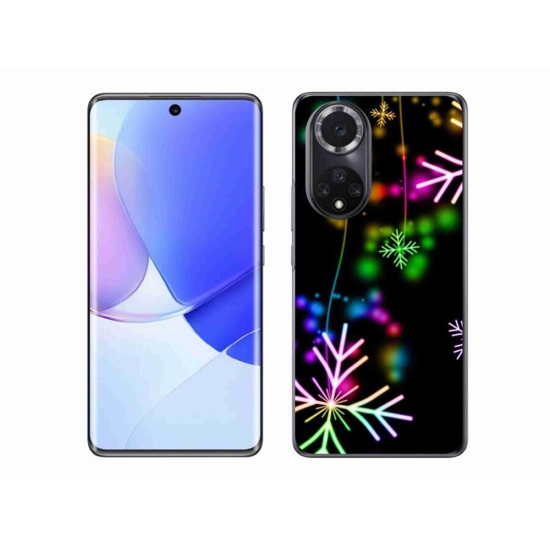 Gél borító mmCase a mobiltelefonon Huawei Nova 9 - színes pelyhek