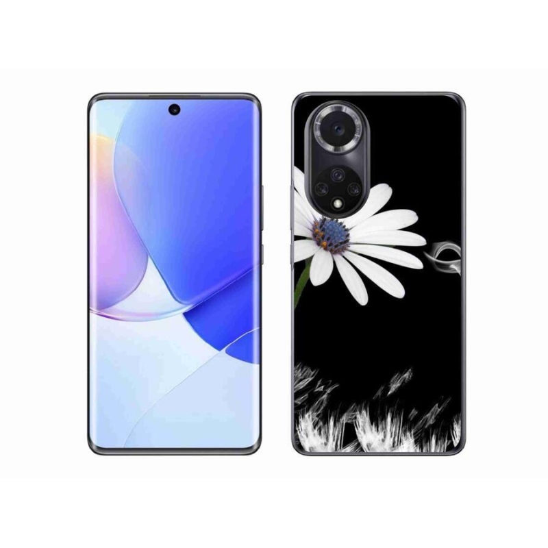 Gél borítás mmCase a Huawei Nova 9-hez - fehér virág