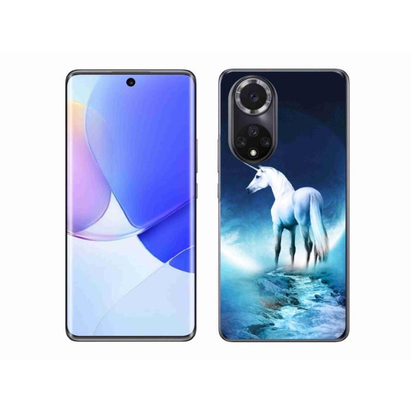 Gél borítás mmCase a Huawei Nova 9 készülékhez - fehér egyszarvú