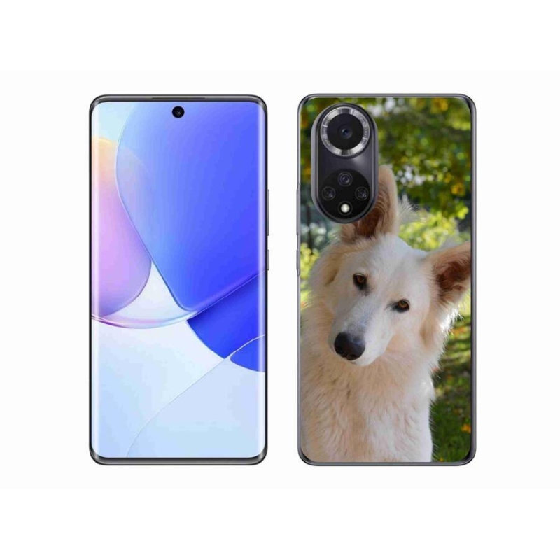 Gél borítás mmCase a Huawei Nova 9-hez - fehér Swiss Shepherd 1