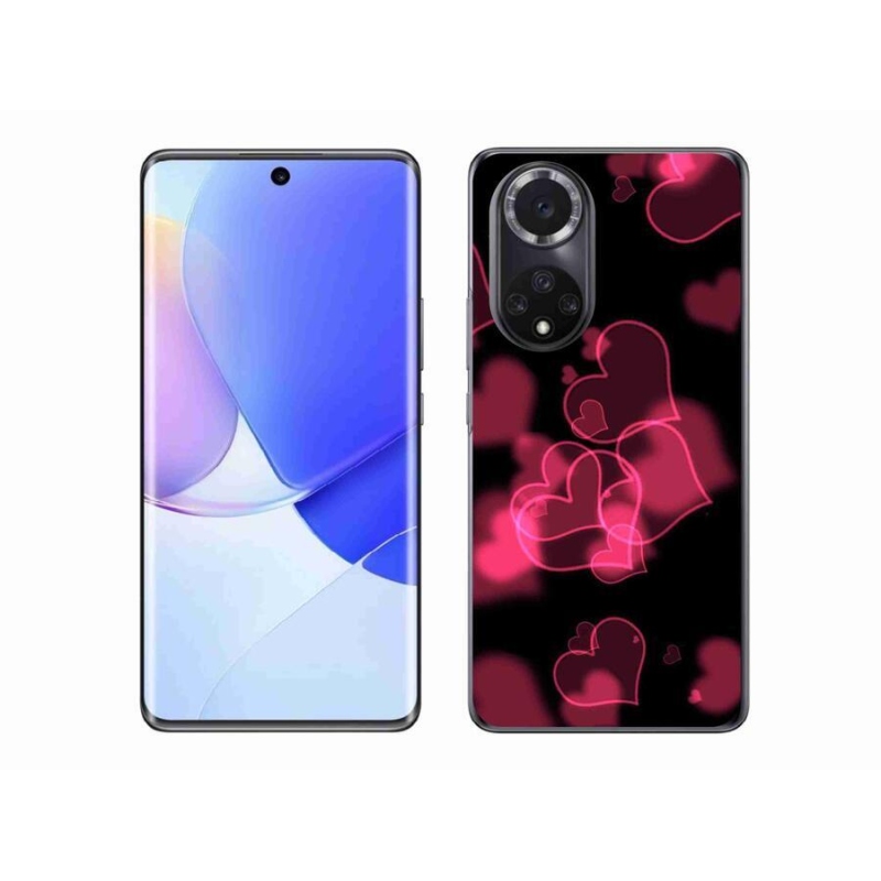 Gél borítás mmCase a Huawei Nova 9 készülékhez - piros szívek